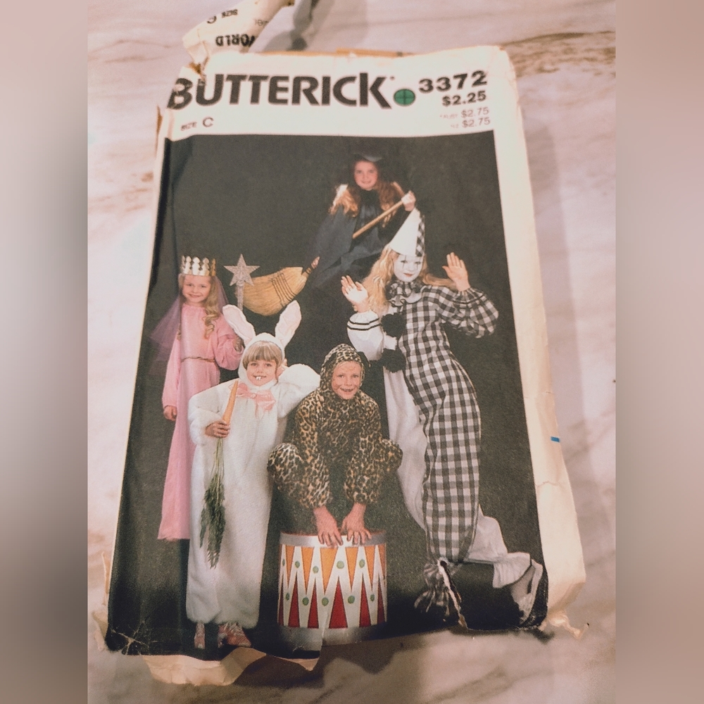Costume sewing pattern